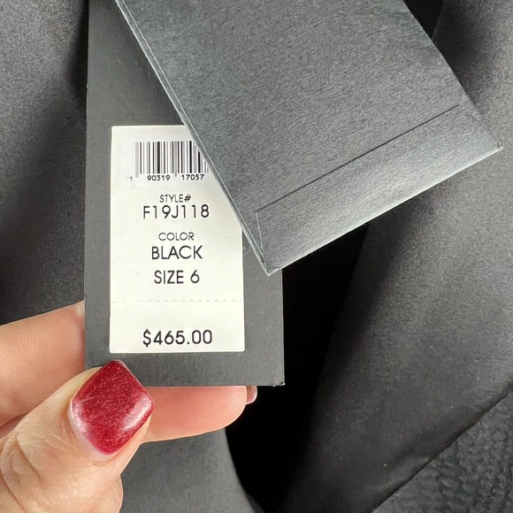 NWT RACHEL ZOE One Button Single Breasted Boyfriend Blazer Black $495 Wool Blend - Picture 4 of 7